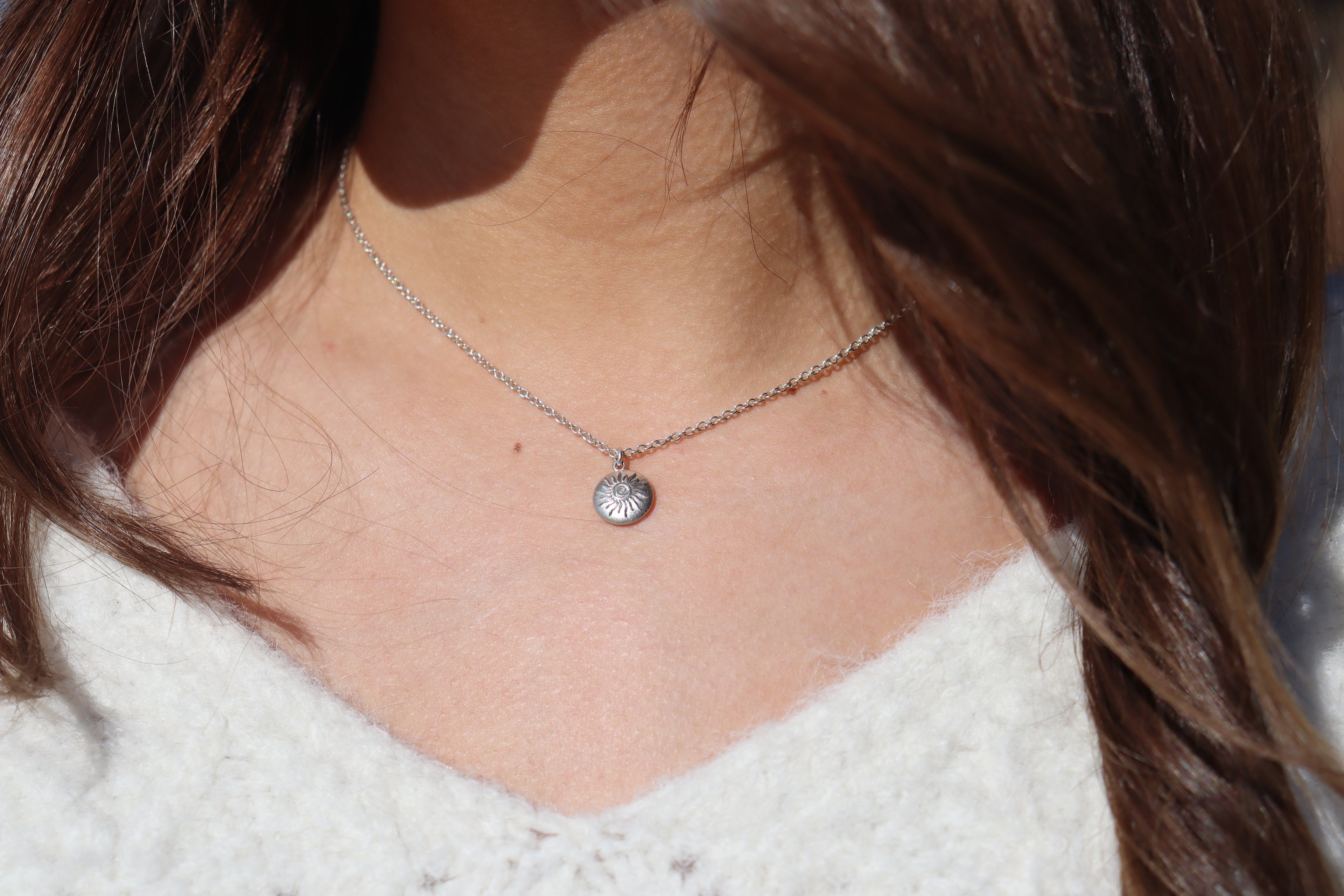 Sun Charm Necklace